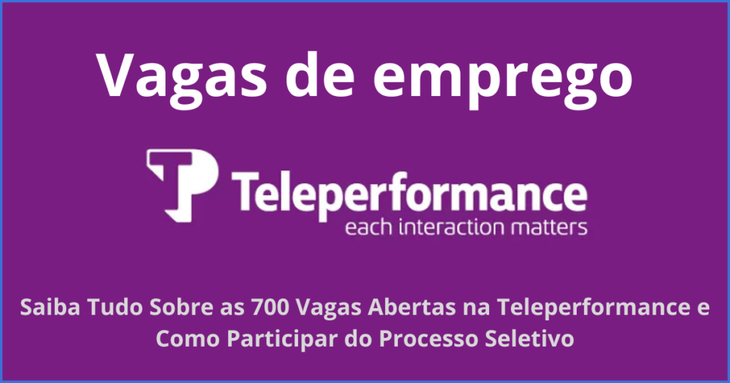 Teleperformance Empregos