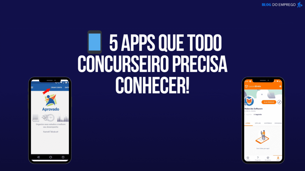Aplicativos para estudar para concurso: veja as opções mais bem avaliadas - Foto: Montagem/Blog do Emprego